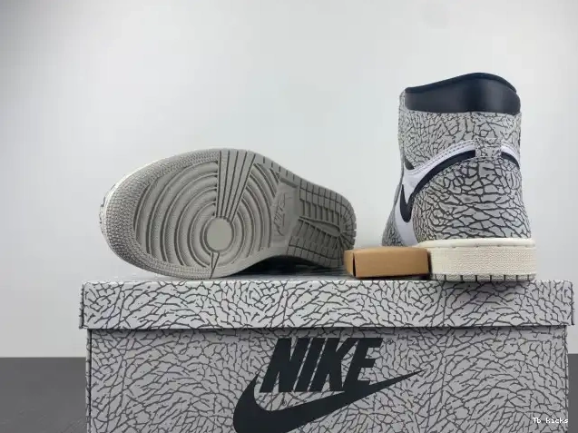 Rep TBK High Jordan White Air 1 OG DZ5485-052 Cement 0608